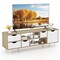 Costway TV Stand for TVs up to 55" with Storage 4 Drawers & 2 Open Shelves for Bedroom